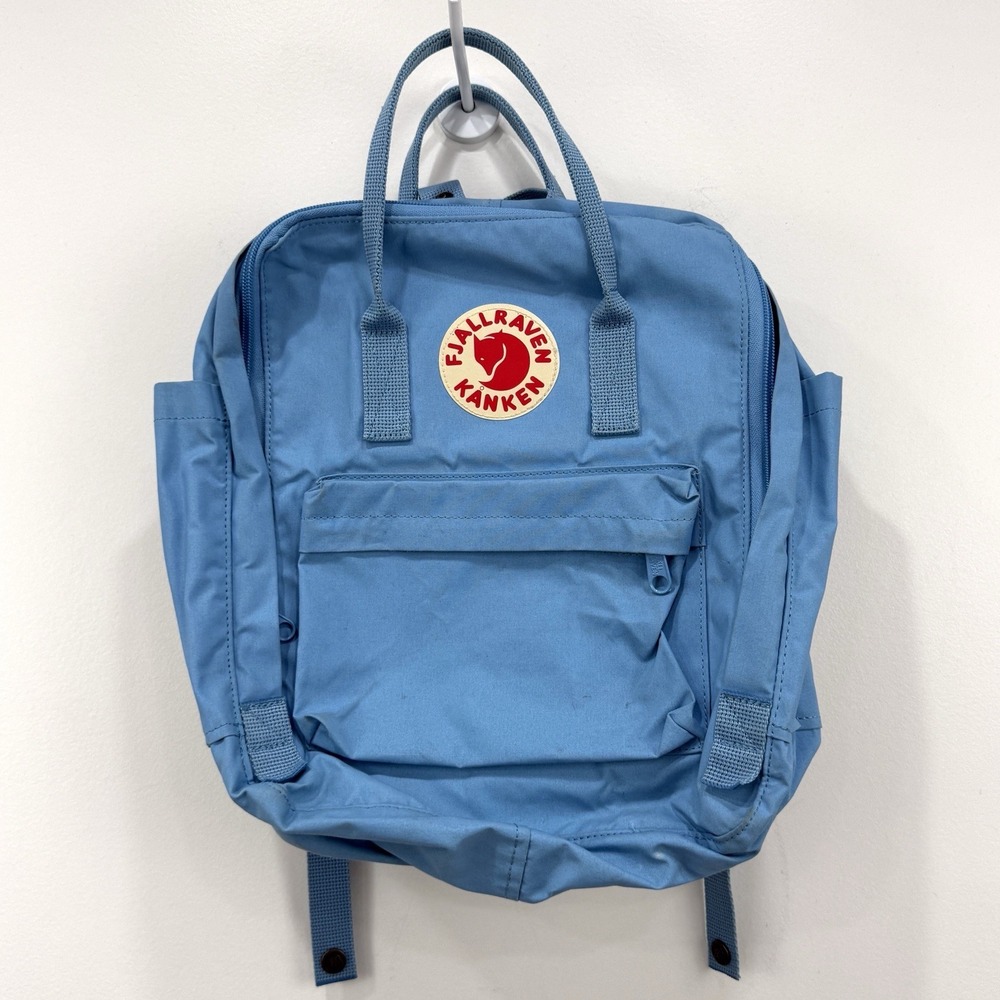 Fjallraven Kanken Classic Backpack Blue Travel Outdoors Hike Laptop School